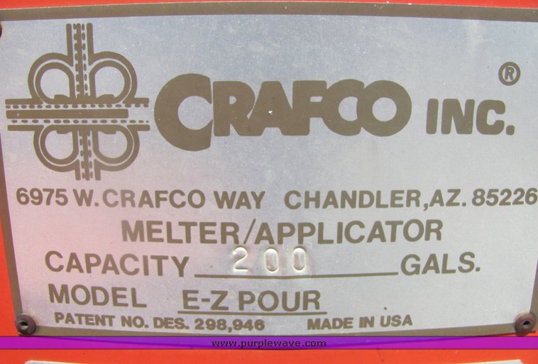image for item 4370 1993 Crafco EZ-Pour 200 crack seal machine