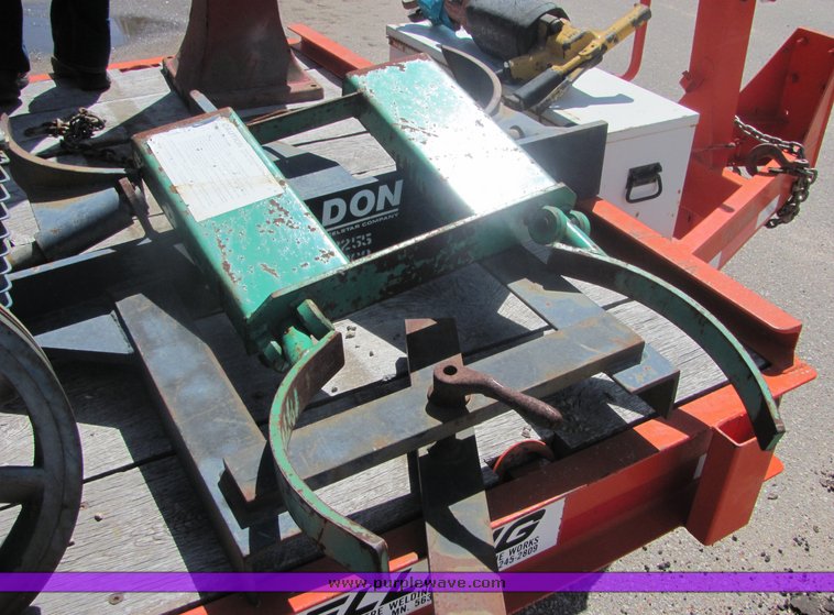 image for item 4372 (2) drum lifter attachements for forklifts