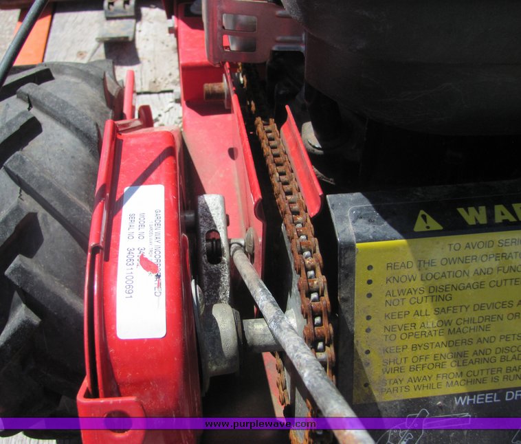 image for item 4379 1999 Troybilt walk behind sickle mower