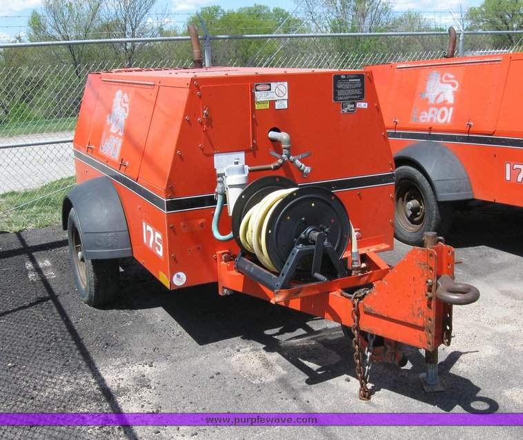 image for item 6481 1994 Leroi trailer mounted air compressor