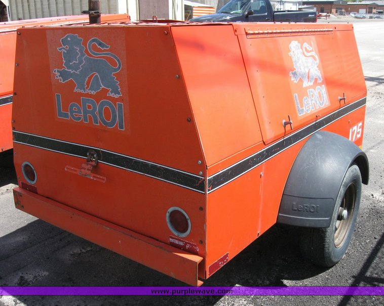 image for item 6481 1994 Leroi trailer mounted air compressor