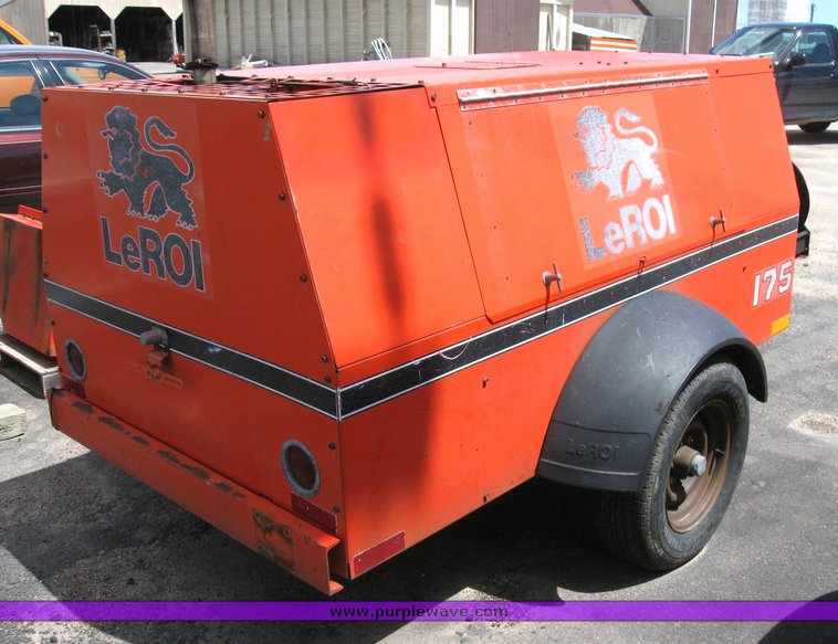 image for item 6482 1994 Leroi trailer mounted air compressor