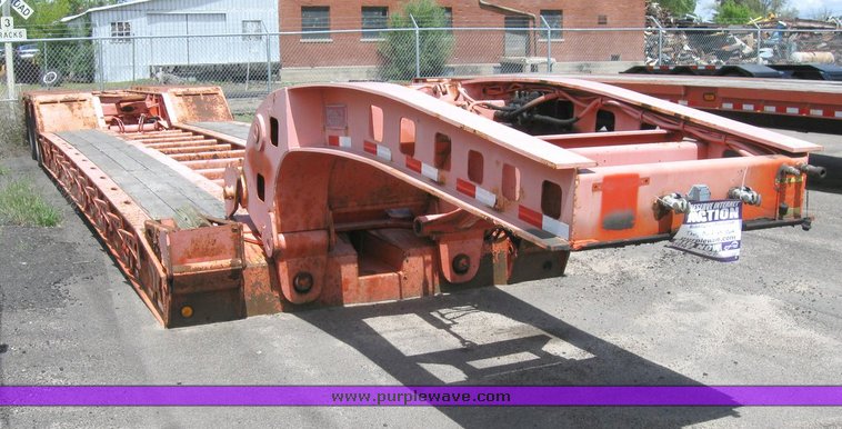 image for item 6491 2000 Kalyn-Siebert 50 ton drop deck trailer