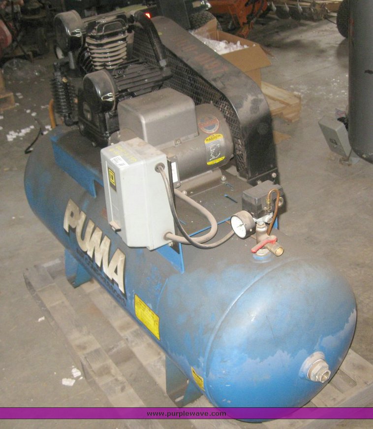 image for item 6551 1997 Puma stationary air compressor