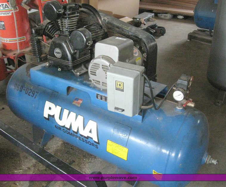 image for item 6553 1997 Puma stationary air compressor