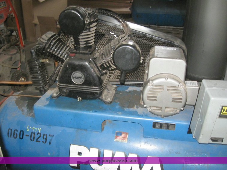 image for item 6553 1997 Puma stationary air compressor