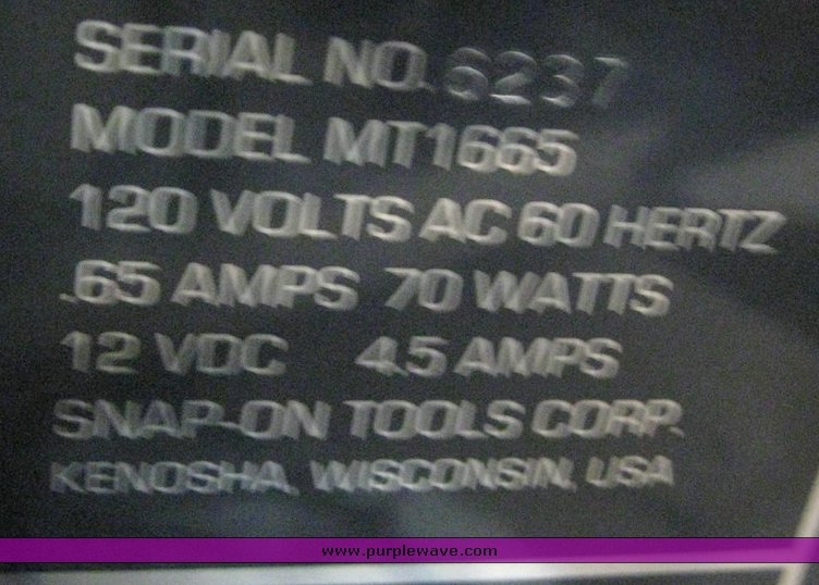 image for item 6556 1998 Snap-On MT1665 oscilloscope