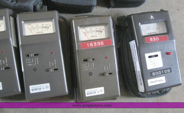 image for item 6557 (13) radiation detection meters