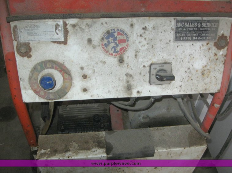 image for item 6560 2001 Alkota portable pressure washer