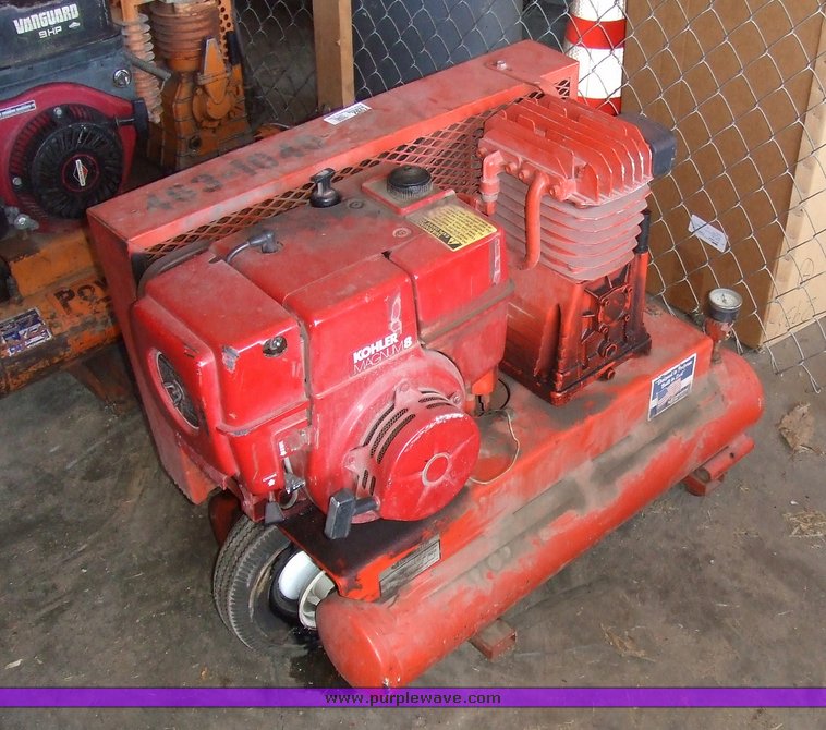 image for item 7082 1990 Industrial portable air compressor