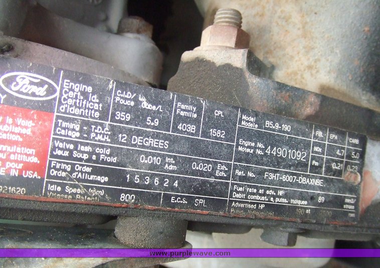 image for item 7095 1994 Ford F700F bucket truck