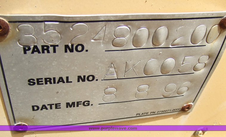 image for item 7108 1996 Enabs truck mounted energy absorption crash attenuator