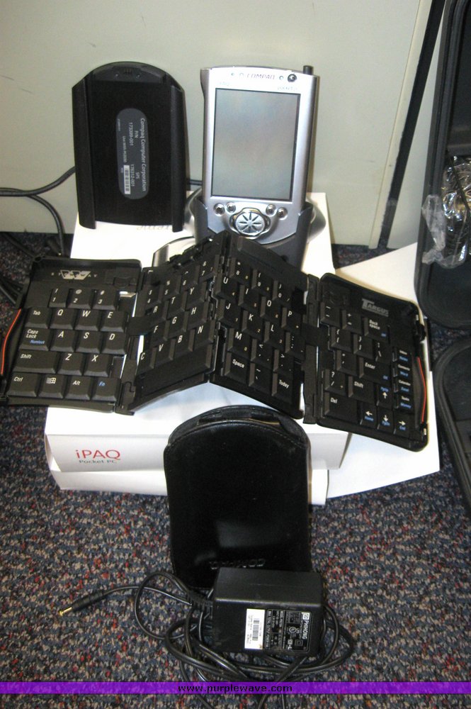 image for item 7115 Handheld computers and a VHS camera