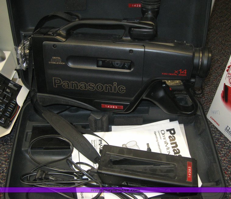 image for item 7115 Handheld computers and a VHS camera