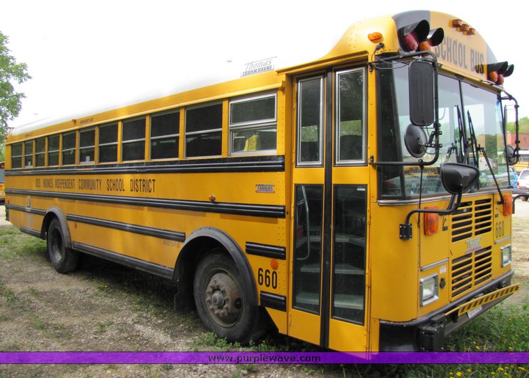 image for item 3115 2003 Thomas 65 passenger school bus