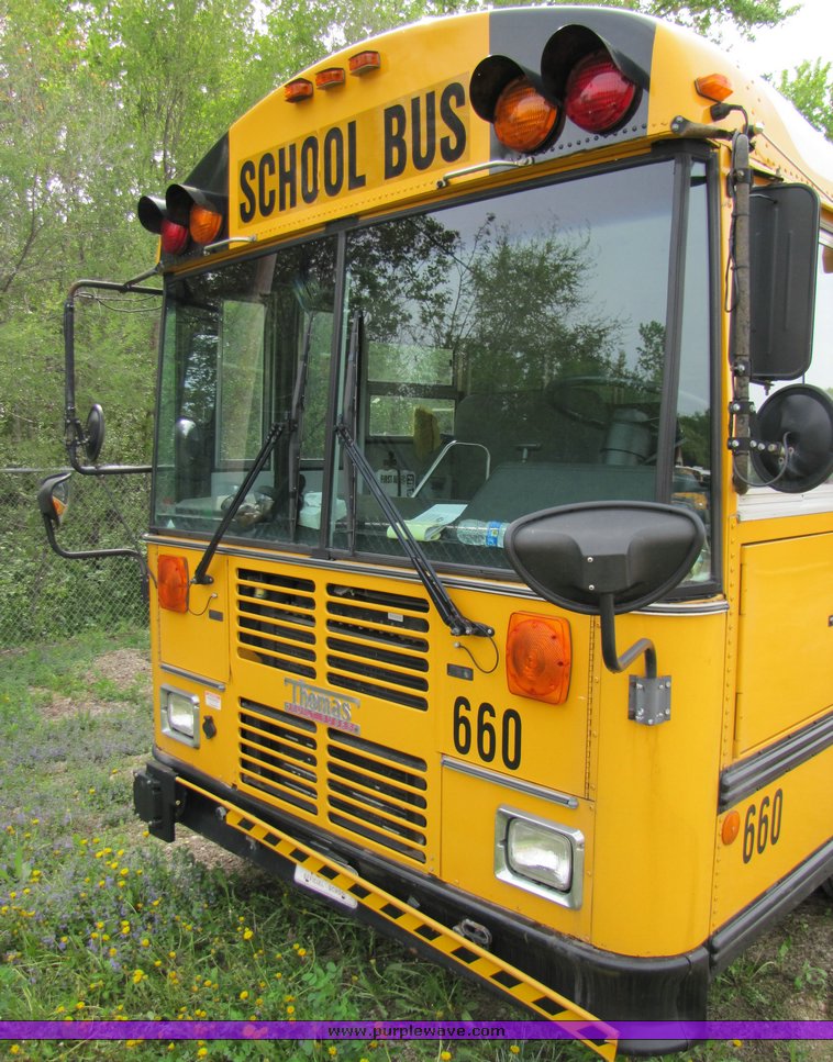 image for item 3115 2003 Thomas 65 passenger school bus