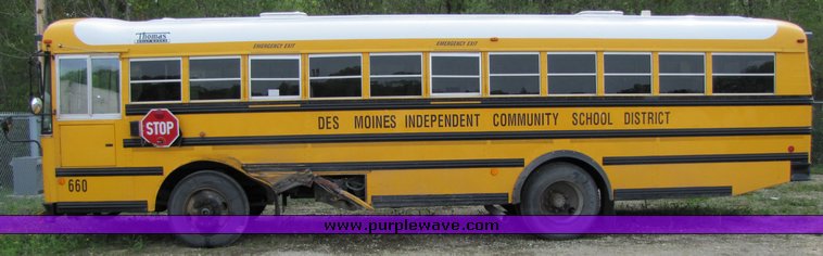 image for item 3115 2003 Thomas 65 passenger school bus