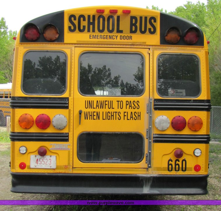 image for item 3115 2003 Thomas 65 passenger school bus