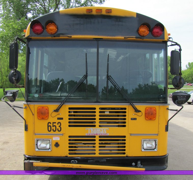 image for item 3118 2001 Thomas School Bus with wheel chair lift