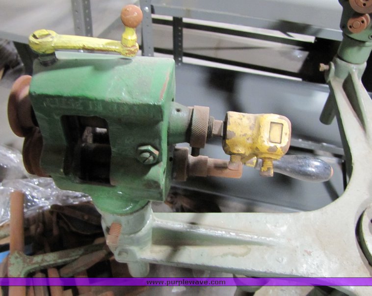 image for item 3178 Metal work stand with assorted metal working tools