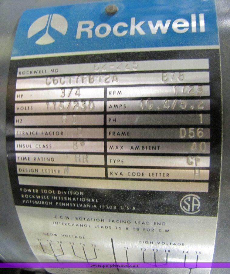 image for item 3184 Rockwell drill press