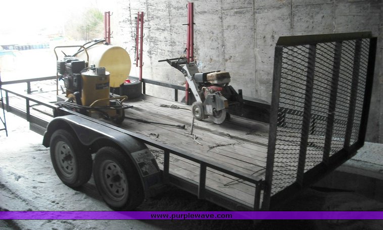image for item 3265 2003 Load-Trail trailer with drop gate