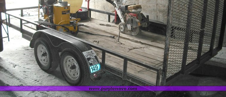 image for item 3265 2003 Load-Trail trailer with drop gate