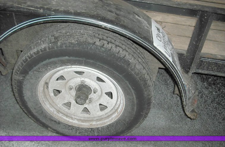 image for item 3265 2003 Load-Trail trailer with drop gate