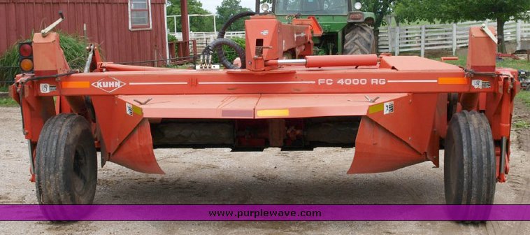 image for item 1703 2002 Kuhn FC4000RG mower conditioner with rubber rolls