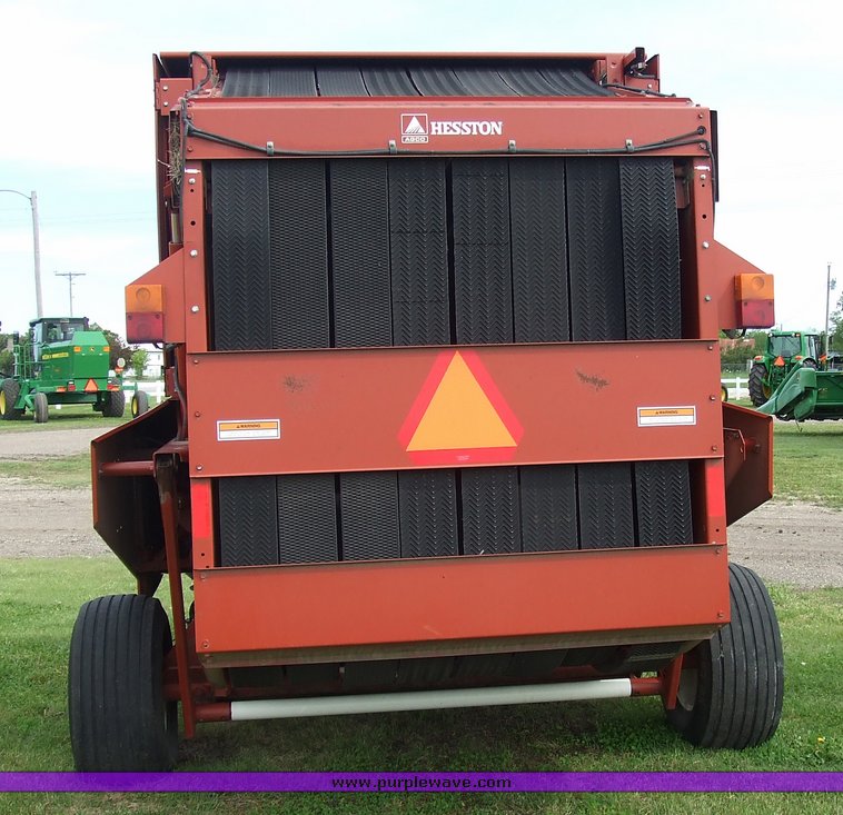 image for item 2044 Hesston 565A large round baler