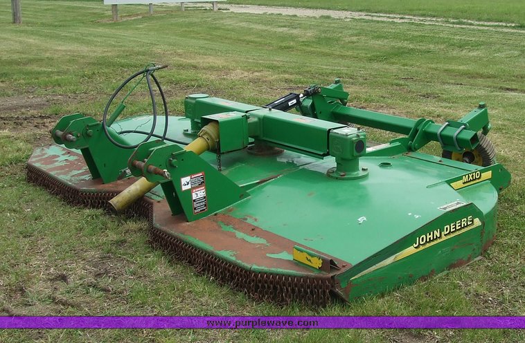 image for item 2046 2004 John Deere MX10 semi-mount rotary cutter