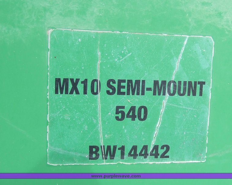 image for item 2046 2004 John Deere MX10 semi-mount rotary cutter
