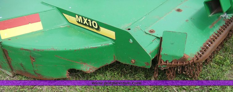 image for item 2046 2004 John Deere MX10 semi-mount rotary cutter