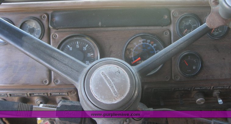 image for item 2054 1987 Freightliner cabover semi truck