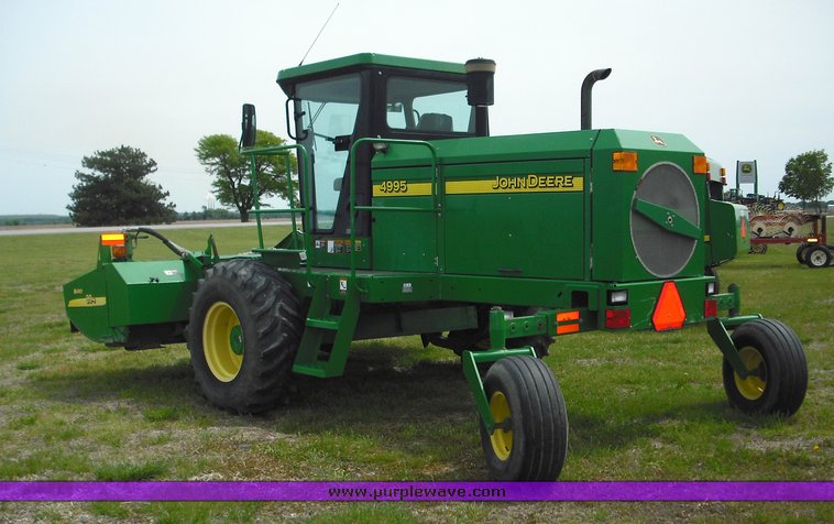 image for item 3490 2003 John Deere 4995 self-propelled windrower