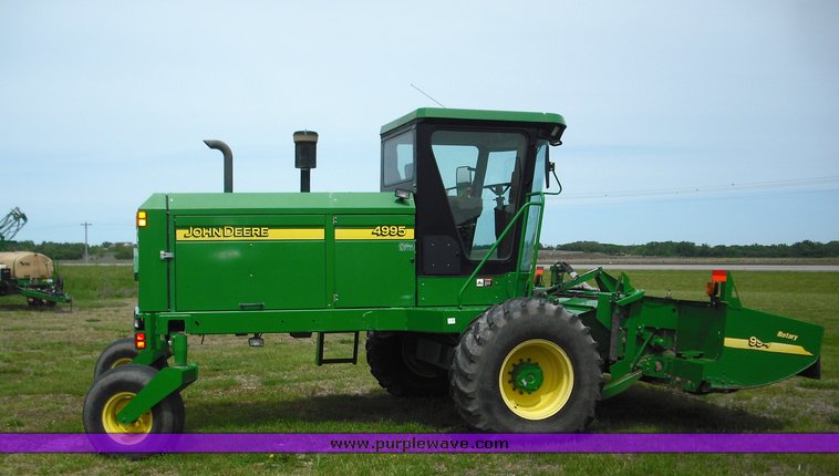 image for item 3490 2003 John Deere 4995 self-propelled windrower
