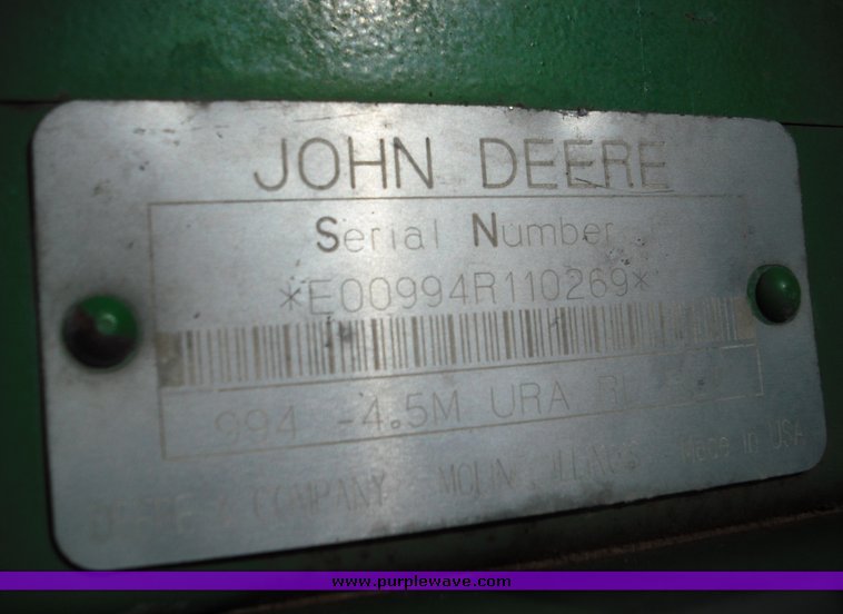 image for item 3490 2003 John Deere 4995 self-propelled windrower