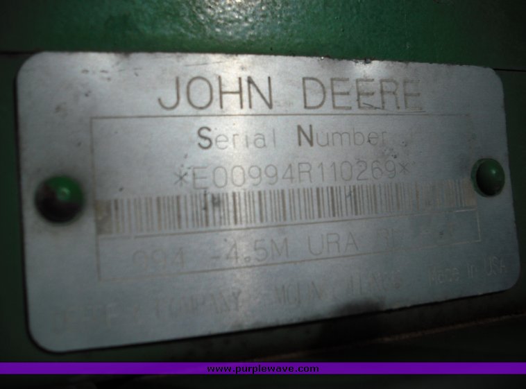 image for item 3490 2003 John Deere 4995 self-propelled windrower