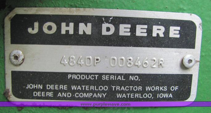 image for item 4075 1980 John Deere 4840 tractor