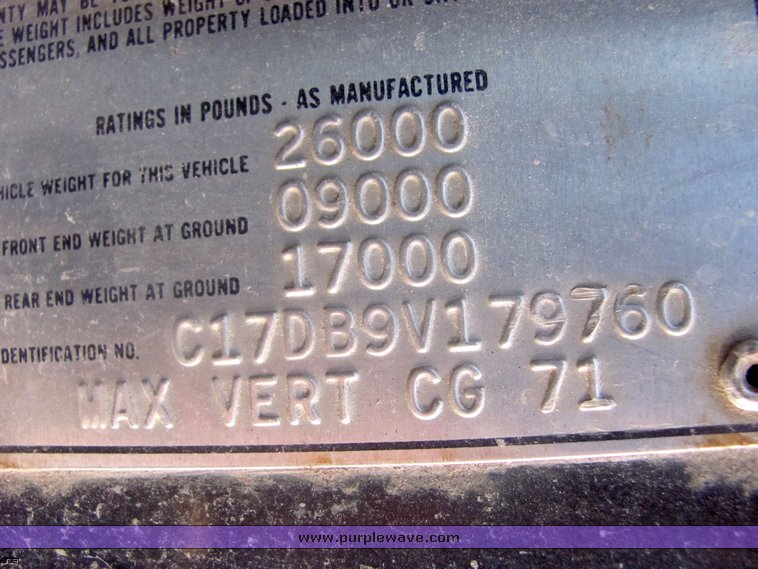 image for item 4486 1979 Chevrolet C70 Custom Deluxe dump truck