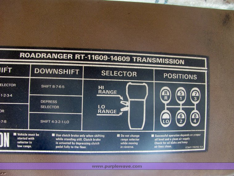 image for item 4487 1988 Ford Conventional LTL900 dump truck