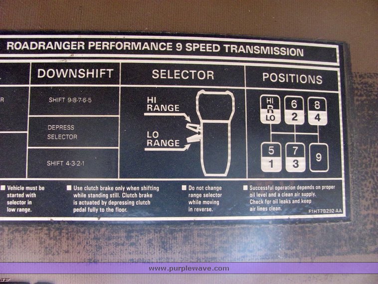 image for item 4488 1994 Ford conventional LTA9000 semi truck