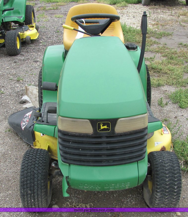 John Deere LT155 riding lawn mower in McPherson, KS Item 6044 sold