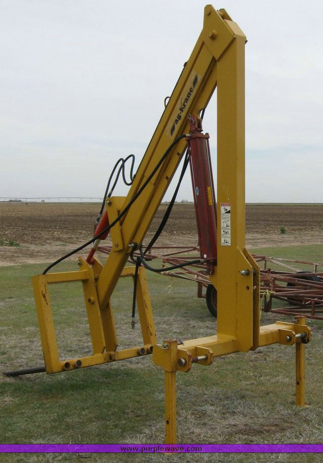 image for item 6193 Schlabs Ag crane three-point bale spear