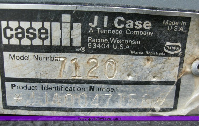 image for item 6201 1993 Case 7120 MFWD tractor