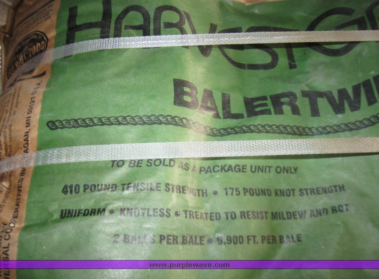 image for item 7061 (30) Harvest Green 7200 baler twine bales