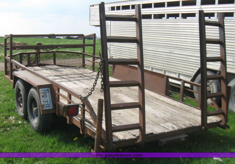 image for item 7111 1983 home built trailer