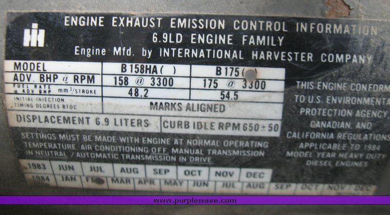 image for item 7117 1984 Ford F350 flatbed truck