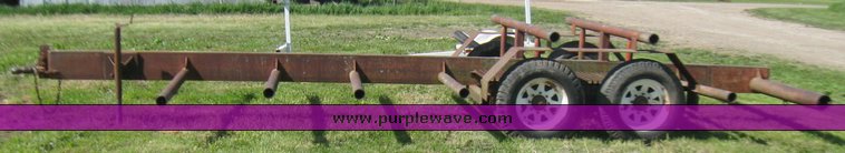 image for item 7271 Double axle eight bale trailer