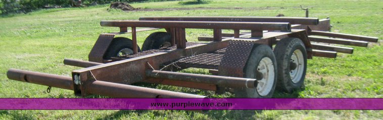 image for item 7271 Double axle eight bale trailer
